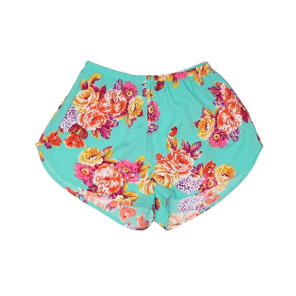 Ambience Apparel shorts blue with Flowers - Picture 7 of 7